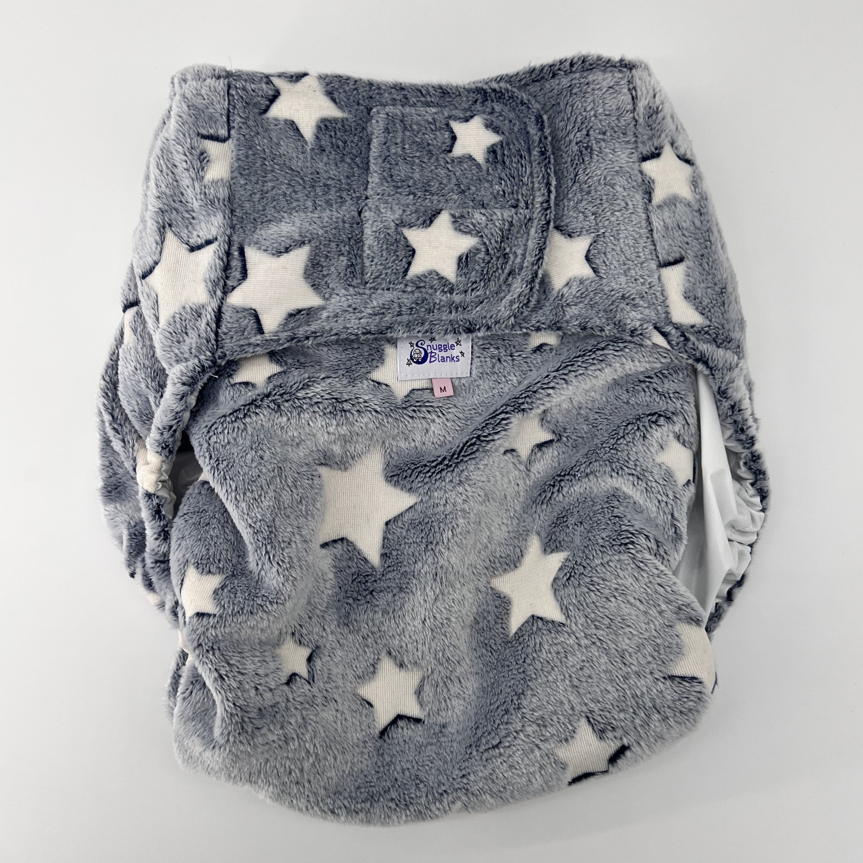 SnuggleBlanks Pocket Nappy Wrap - Glow in Dark Stars