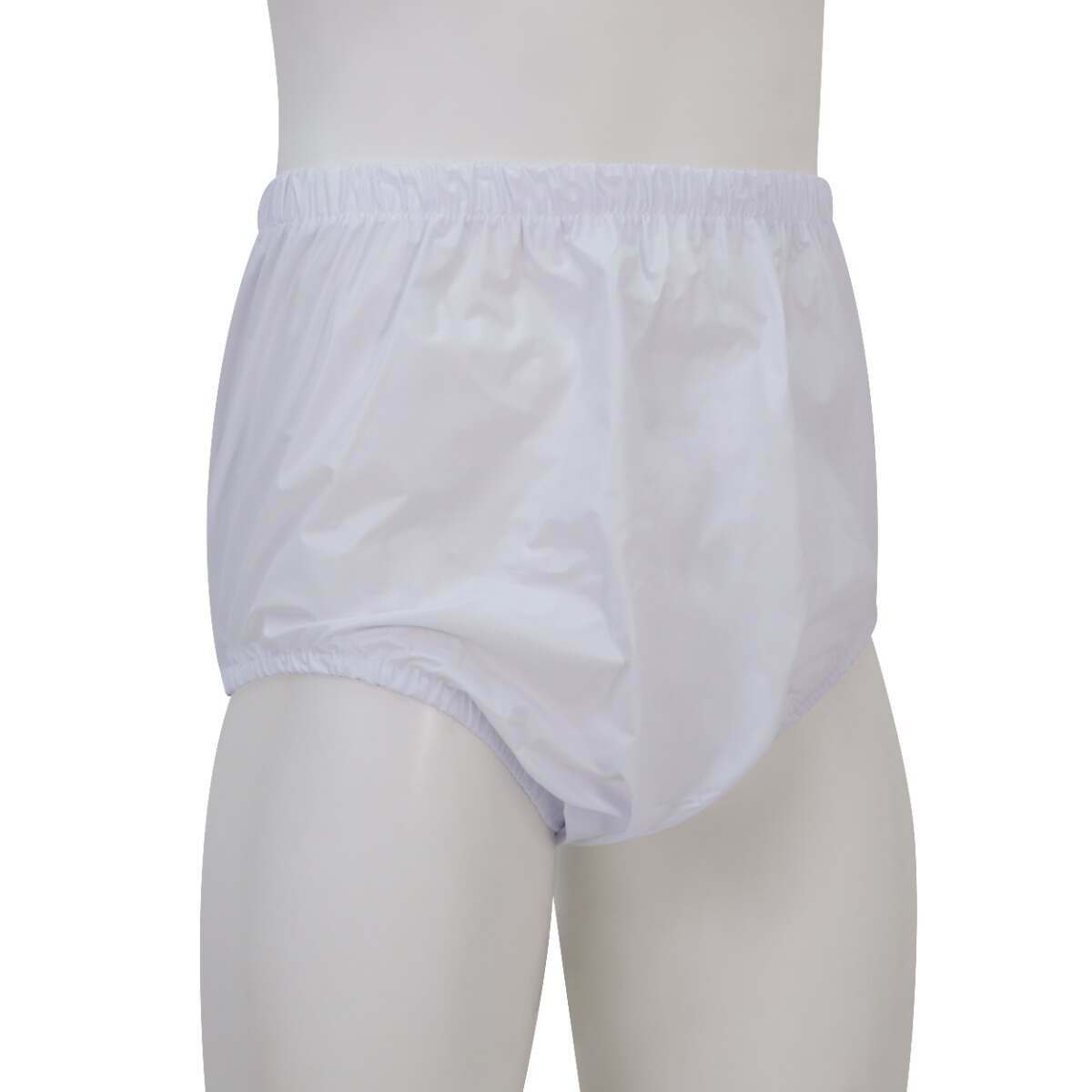 Drylife Premium Plastic Pants With Wide Waistband - White