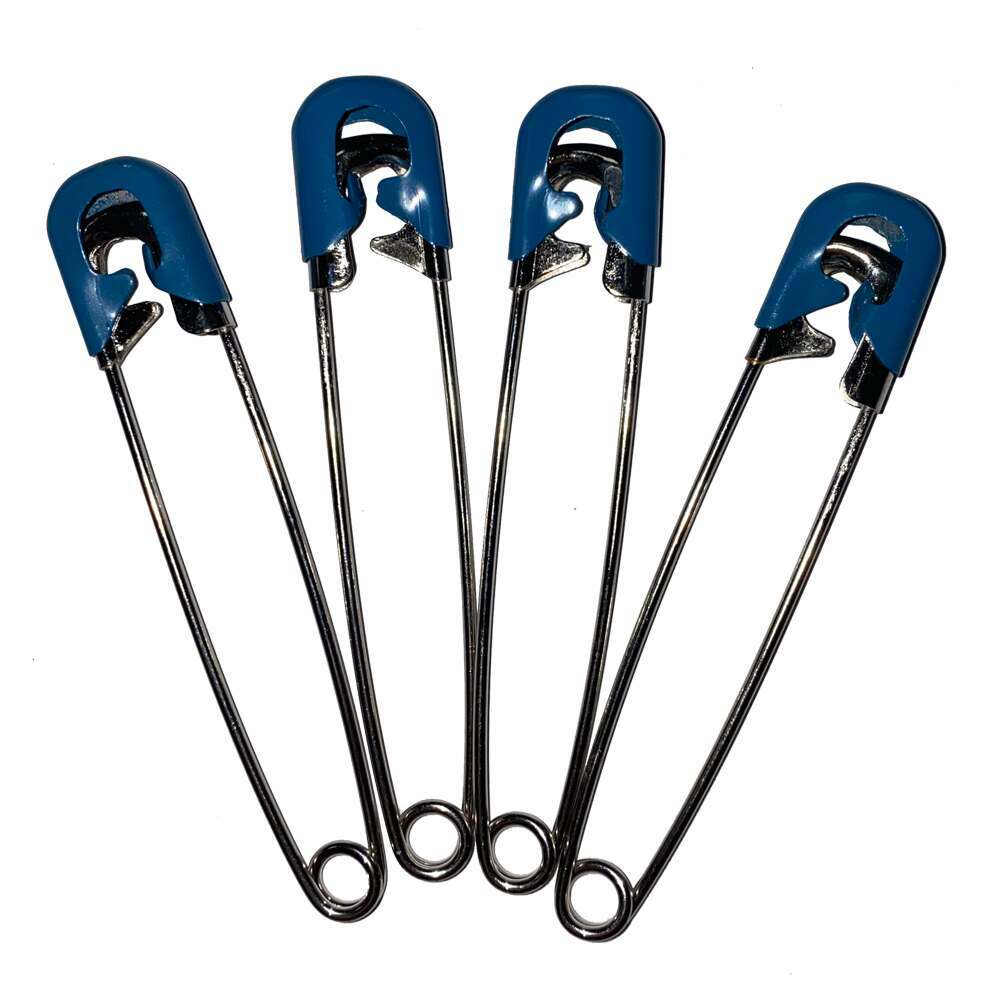 Stainless Steel Locking Nappy Pins Set of 4