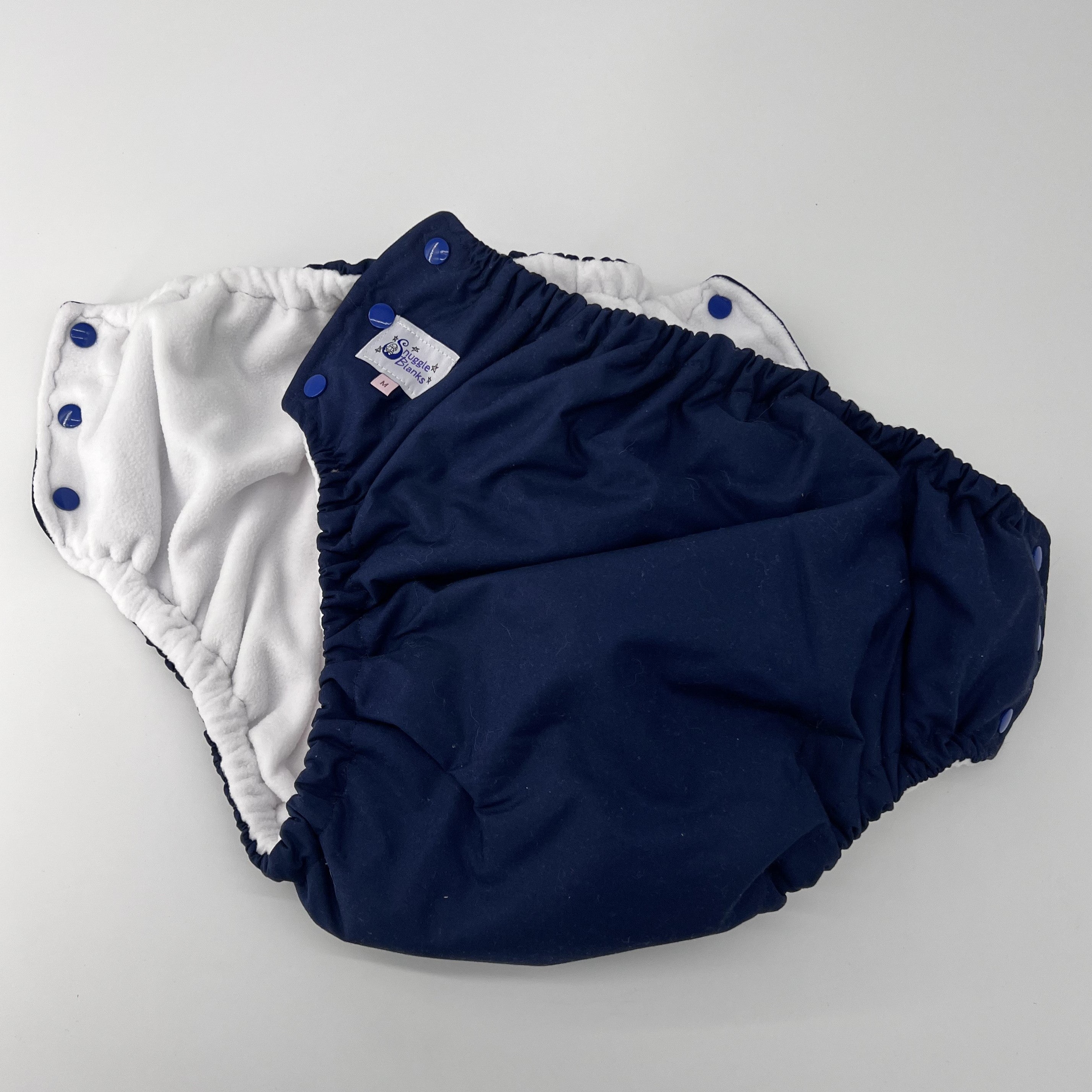 SnuggleBlanks Pocket Nappy, with Insert - Navy