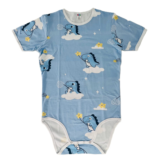 NRU Blue Dinosaur Bodysuit