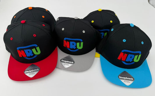 NRU Logo 5 Panel Contrast Snapback