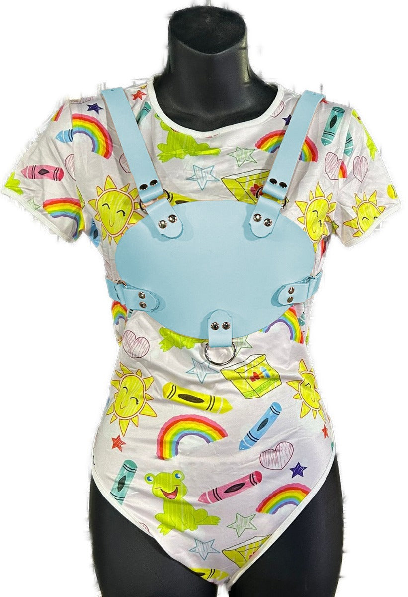 Adult Baby Leather Harness and Reins Set