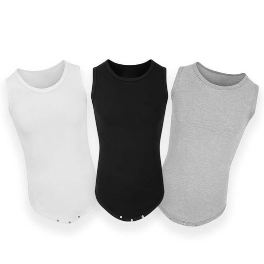 KeepDry Cotton Sleeveless Bodysuit