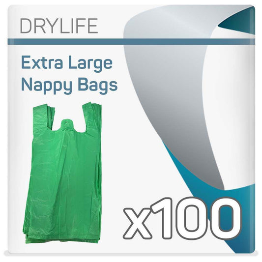 KeepDry Scented Nappy Bags - Pack of 100