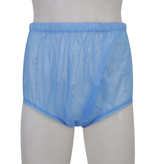 KeepDry Premium Plastic Pants With Wide Waistband - Light Blue