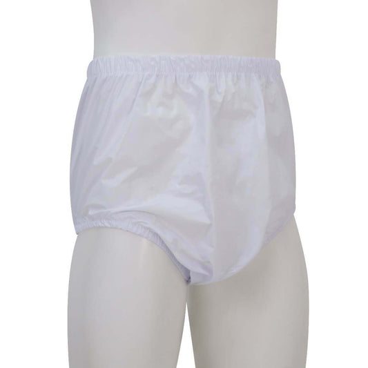 KeepDry Premium Plastic Pants With Wide Waistband - White