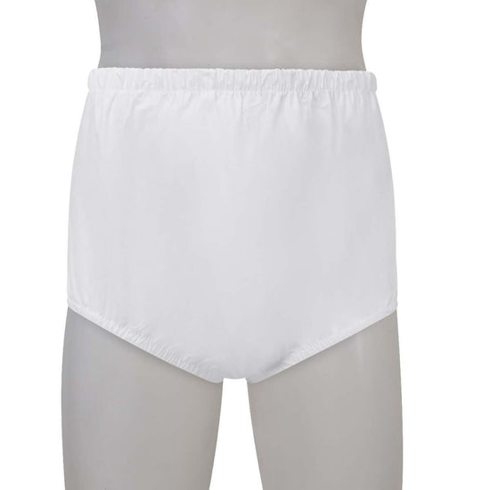 KeepDry Premium Plastic Pants With Wide Waistband - White