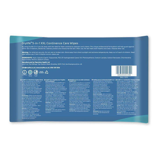 Drylife XXL Incontinence Wet Wipes