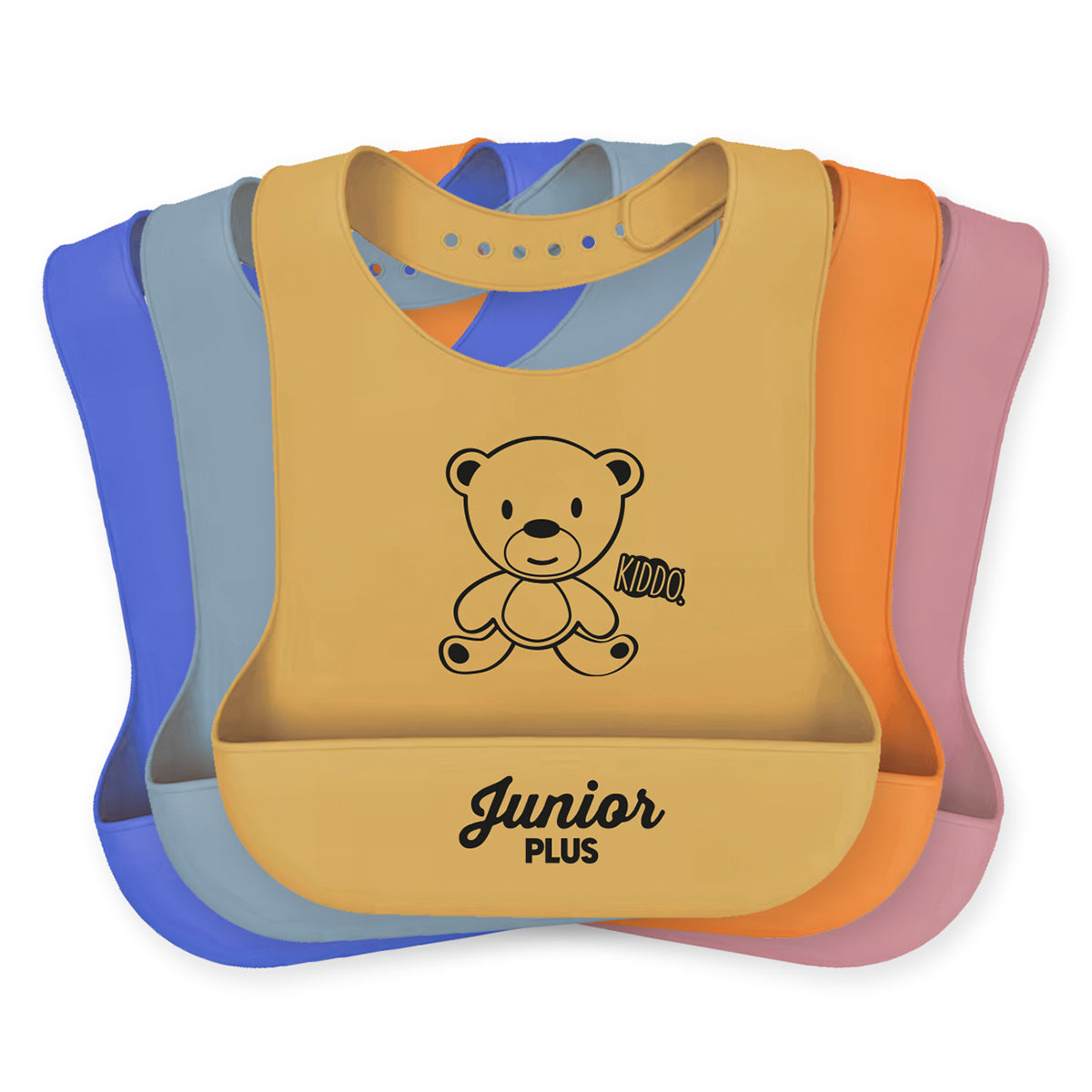 Kiddo Junior Plus Silicone Bib