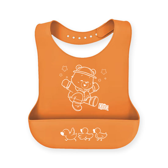 Kiddo Teddy Silicone Bib