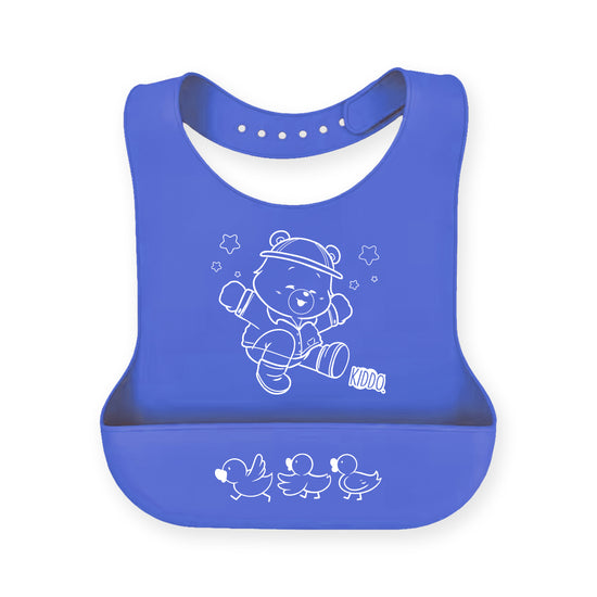 Kiddo Teddy Silicone Bib