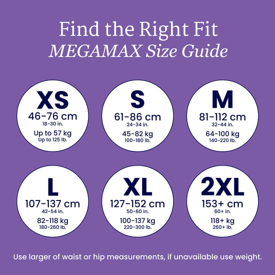NorthShore MEGAMAX White VAT Exempt Adult Incontinence Slip