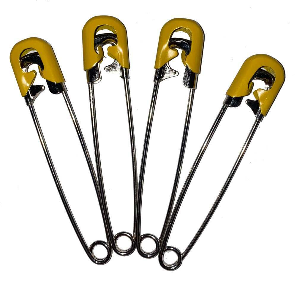 Stainless Steel Locking Nappy Pins Set of 4