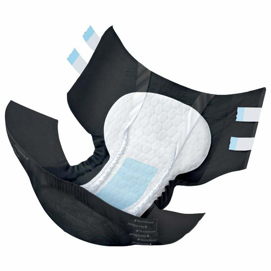 NorthShore MEGAMAX Black VAT Exempt Adult Incontinence Slip