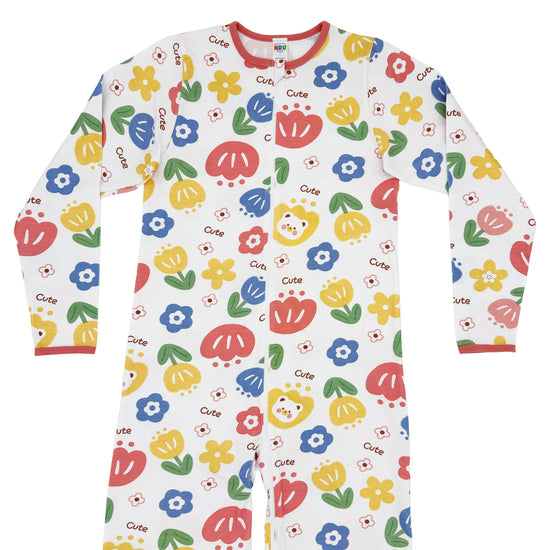 NRU Blossom Bear Footed Sleeper