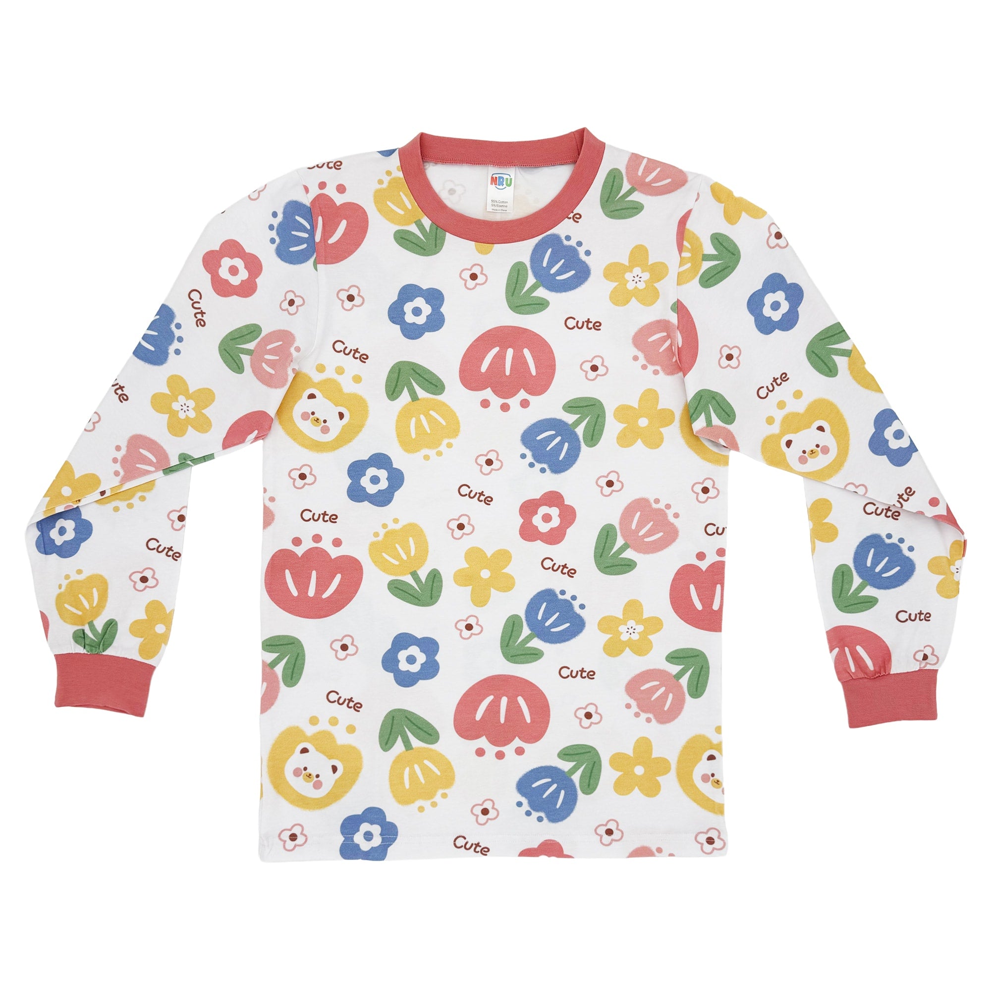 NRU Blossom Bear PJ Set