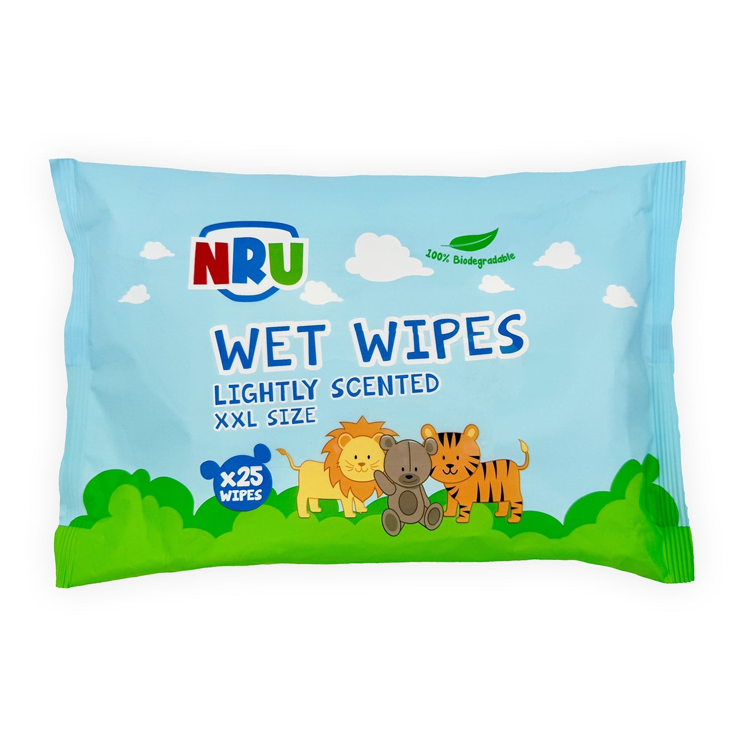 NRU XXL Lightly Scented Wet Wipes
