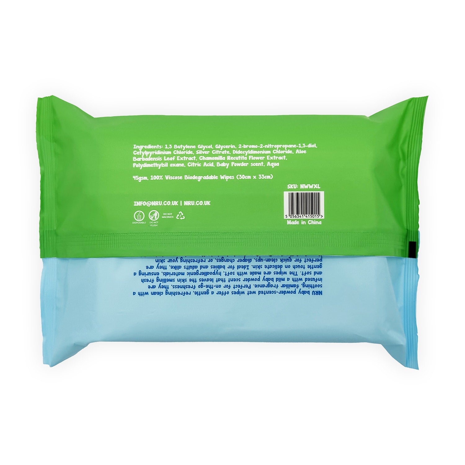 NRU XXL Lightly Scented Wet Wipes