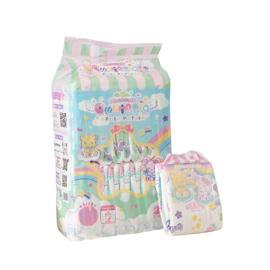 Omutopia Pastel Puffies VAT Exempt Adult Incontinence Slip