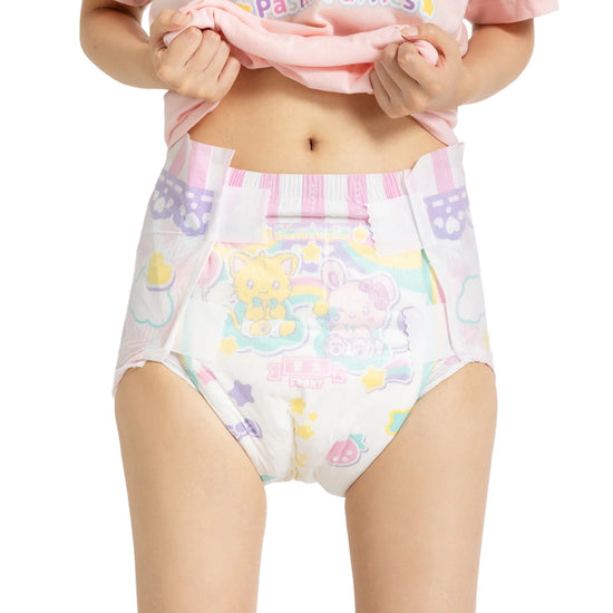 Omutopia Pastel Puffies VAT Exempt Adult Incontinence Slip