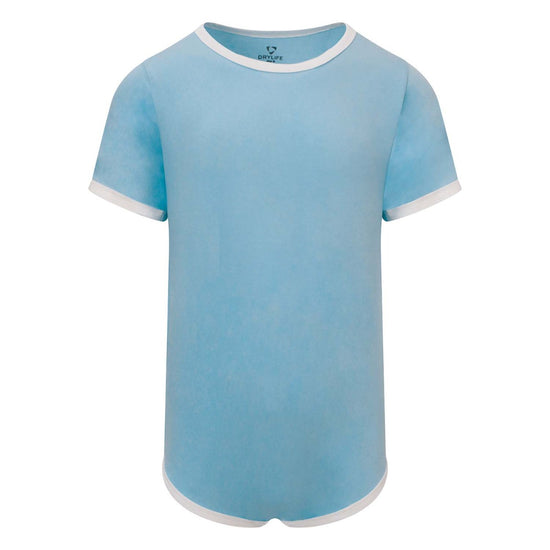 KeepDry Short-Sleeved Bodysuit - Pastel Blue