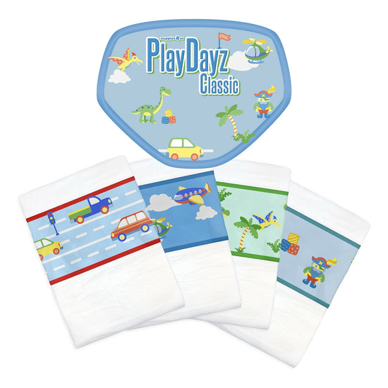 NRU PlayDayz Classic Blue (PE Backed) VAT Exempt Adult Incontinence Slip