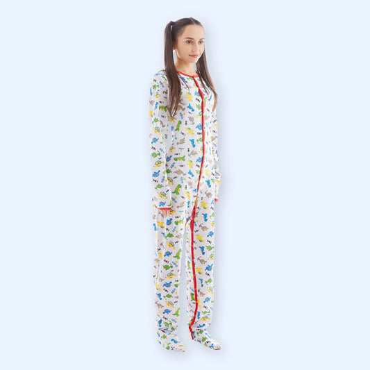 Rearz Dinosaurs Footed Sleeper
