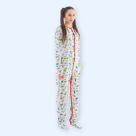 Rearz Dinosaurs Footed Sleeper