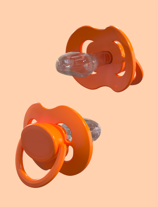 Red Pacifier Kiddo LULLY XXL