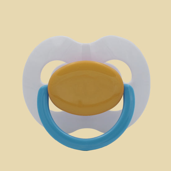 White Yellow Light blue Pacifier Kiddo LULLY XXL